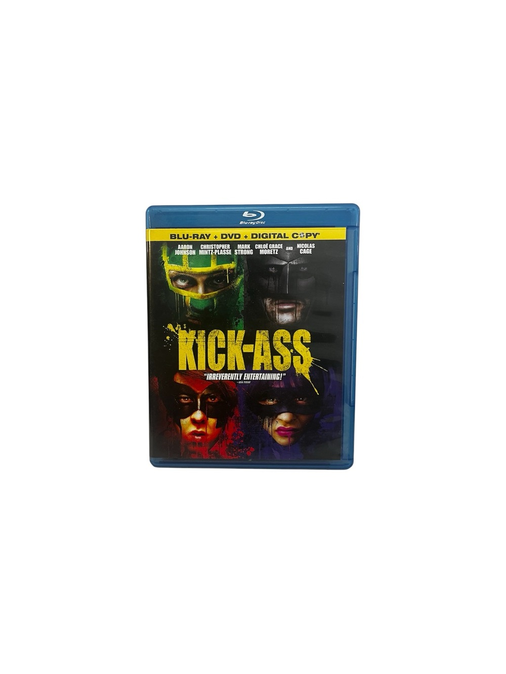 Kick-Ass (Blu-ray + DVD + Digital, 2010, 2-Disc Set) W/ Insert